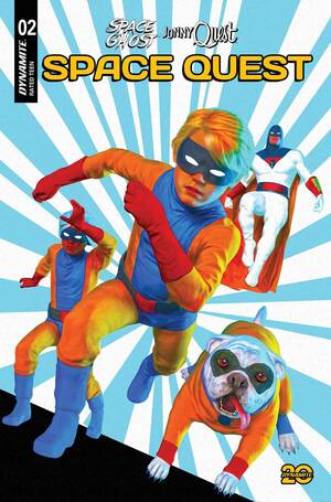 [SPACE GHOST JONNY QUEST SPACE QUEST #2 CVR T SPEARS BLUE BKG]