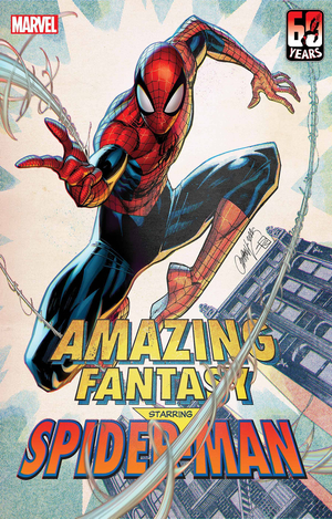 [DF AMAZING FANTASY #1000 CAMPBELL VAR DODSON SGN]